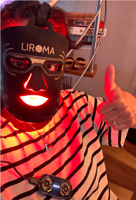 LED lichttherapie masker rood licht