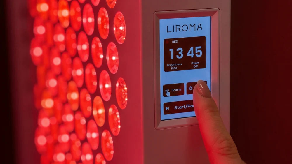 Rood licht paneel gebruiken