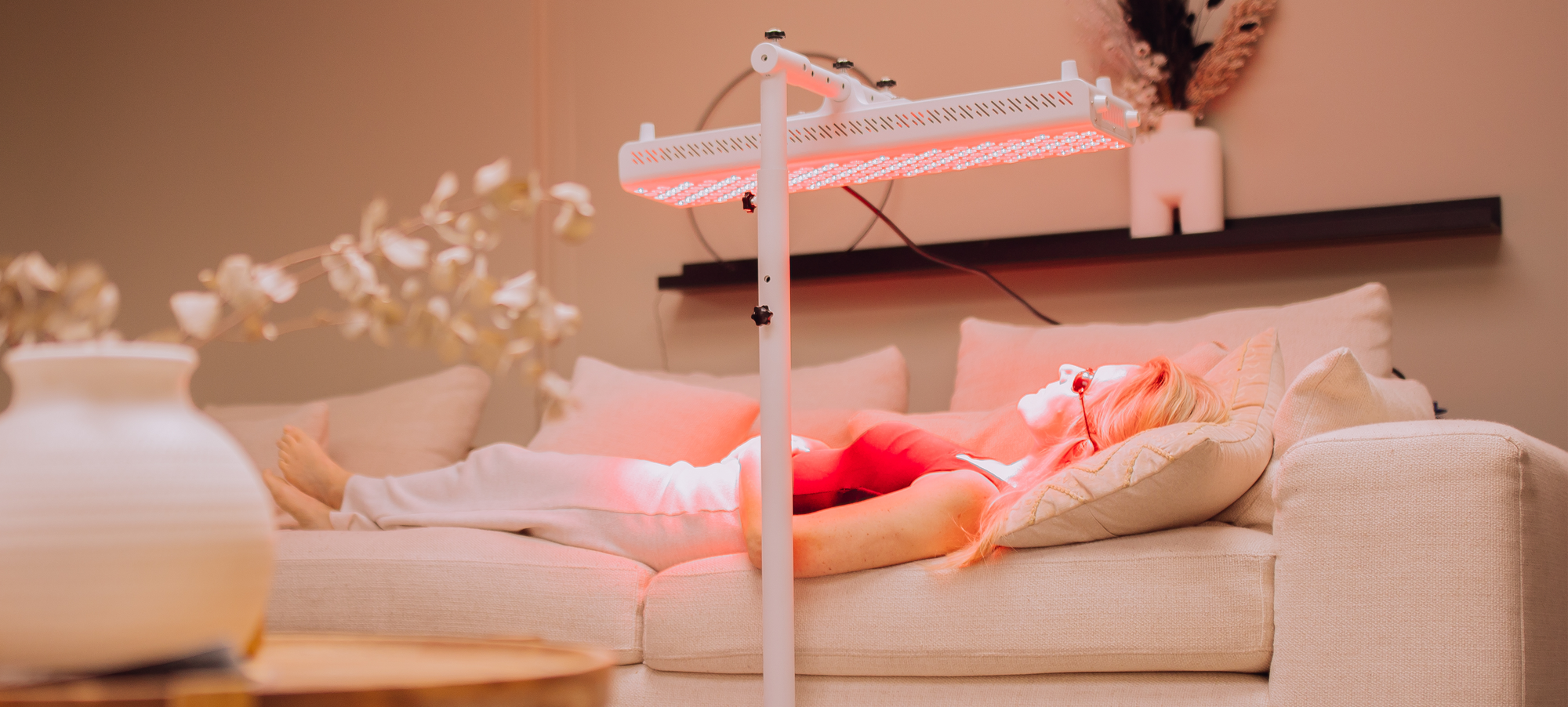 Rood licht lamp