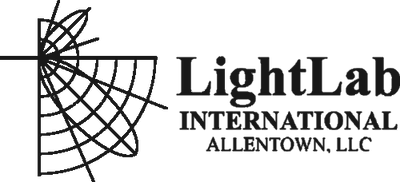 Logo LightLab International, onafhankelijk meetlaboratorium in Allentown (VS)