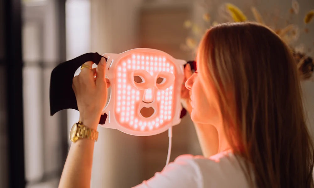 LED masker gebruiken