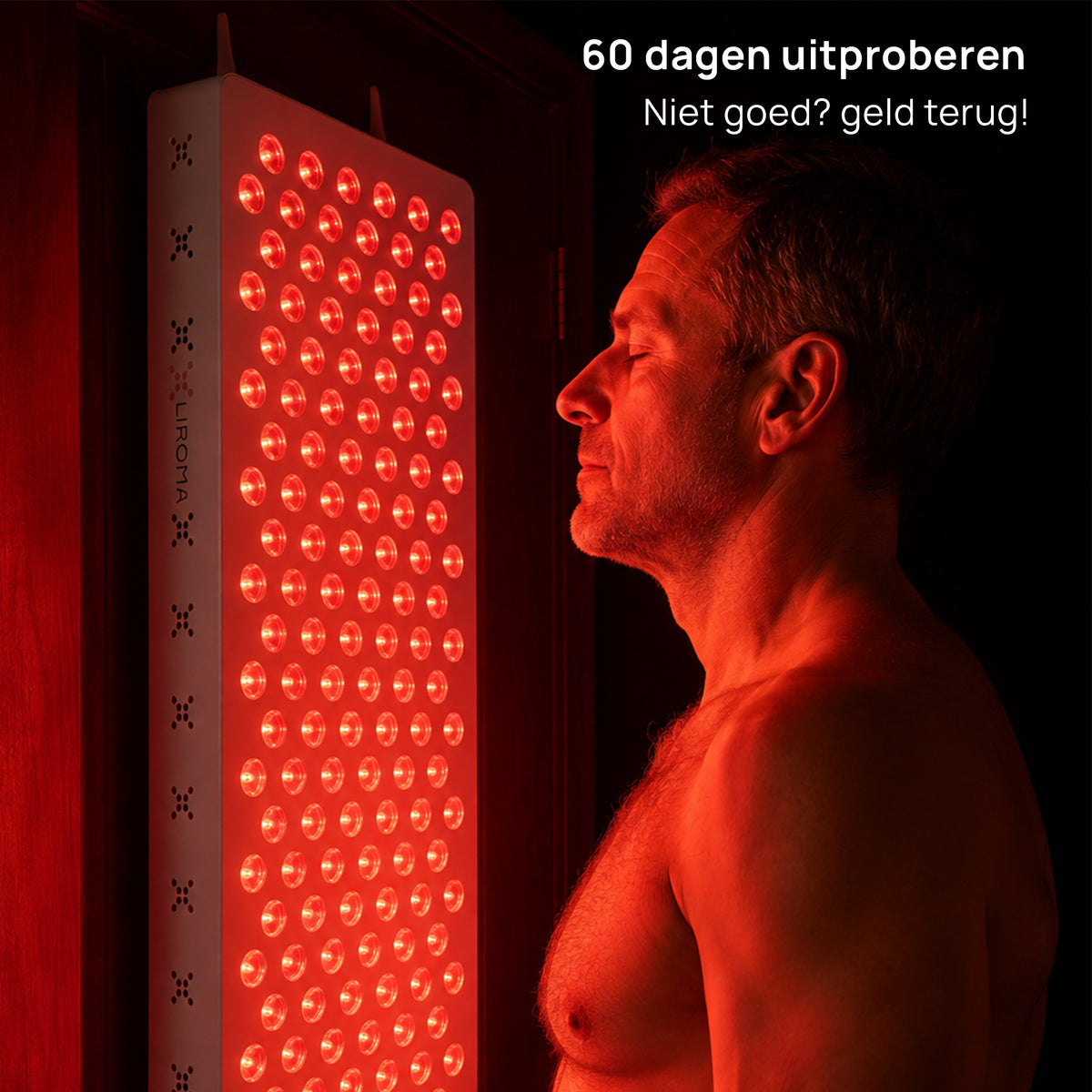 PrimeFORCE Advanced Gen5 (Rood licht therapie) – Ideaal voor thuis – Dual chip - 64x23x6,5cm